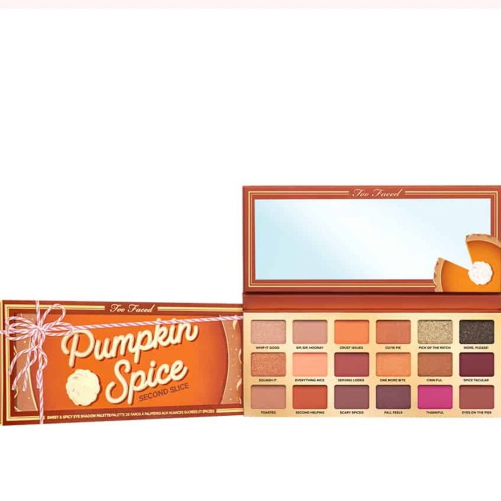 New Too Faced Pumpkin Spice Second Slice Eyeshadow Palette - Picture 13 of 17